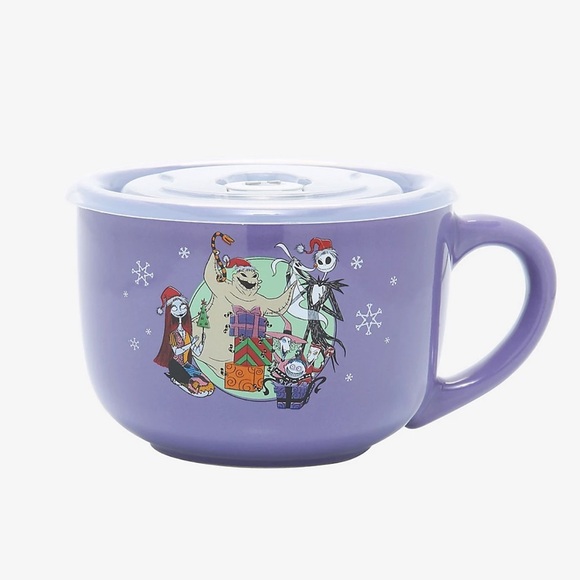 The Nightmare Before Christmas 24 fluid oz. Ceramic Purple mug.NWT - Picture 2 of 2